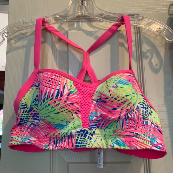 Victoria’sSecret Sport Black/Pink Multi Leggings/Bra Set sz S/P 36B - Picture 5 of 11